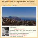 In my blog: WOW [🤩] for Hiking Ikaria on Instagram!