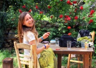Xenia smiles summer Ikaria