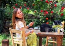 Xenia smiles summer Ikaria
