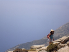 Our guide Ikaria, from my article: 'Break on through to the other side ☀ yeah !'
